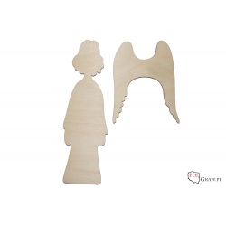 Anioł chudy 3D 20cm A244